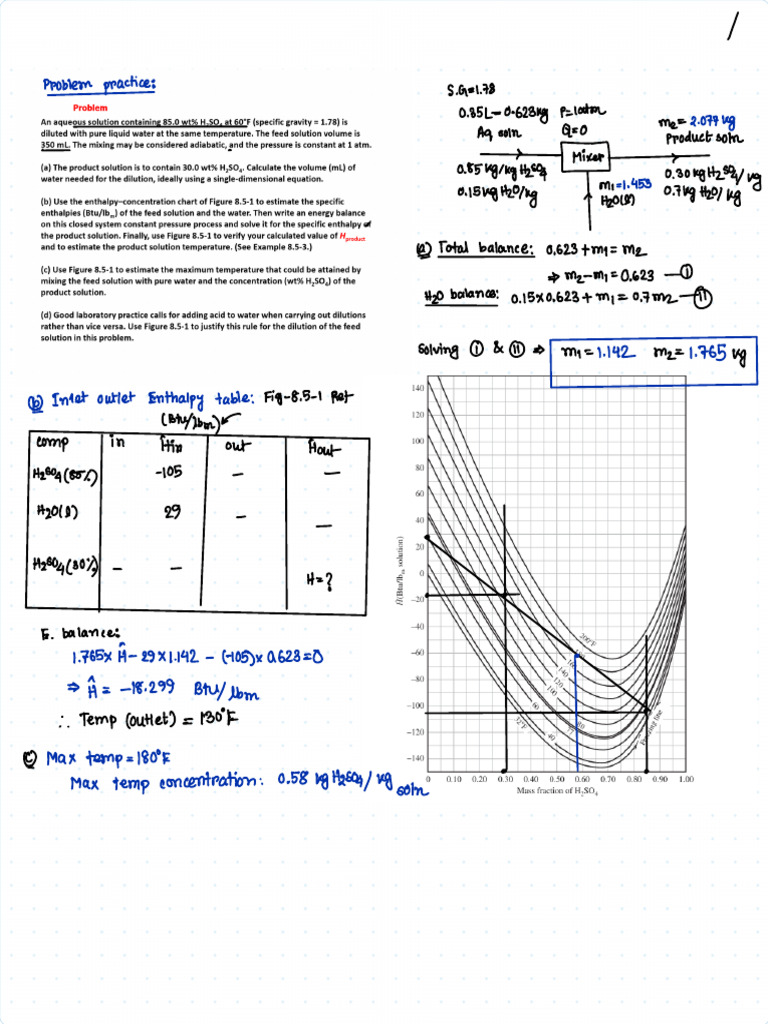 ChE Chapter 8 Practice | PDF