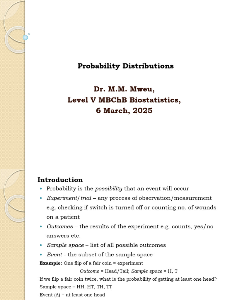 Probabilities | PDF | Probability Distribution | Normal Distribution