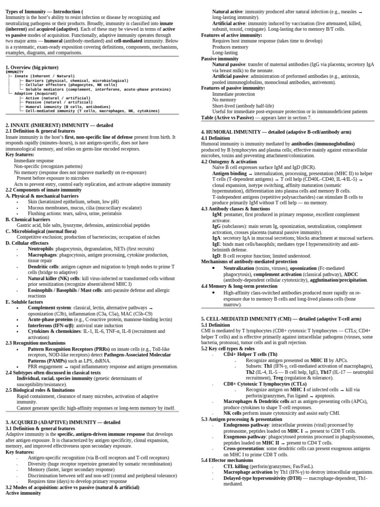 Cells of The Immune System 1 | PDF | Immune System | Adaptive Immune System