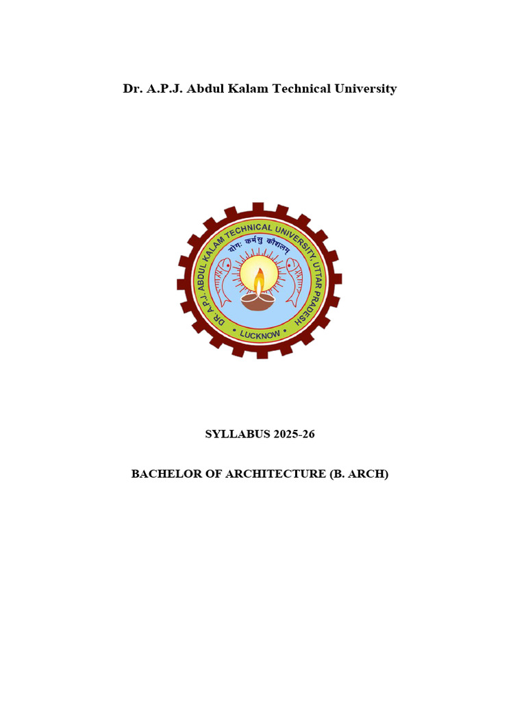 2025-26 First Year Syllabus-Compiled | PDF | Drawing | Technical Drawing
