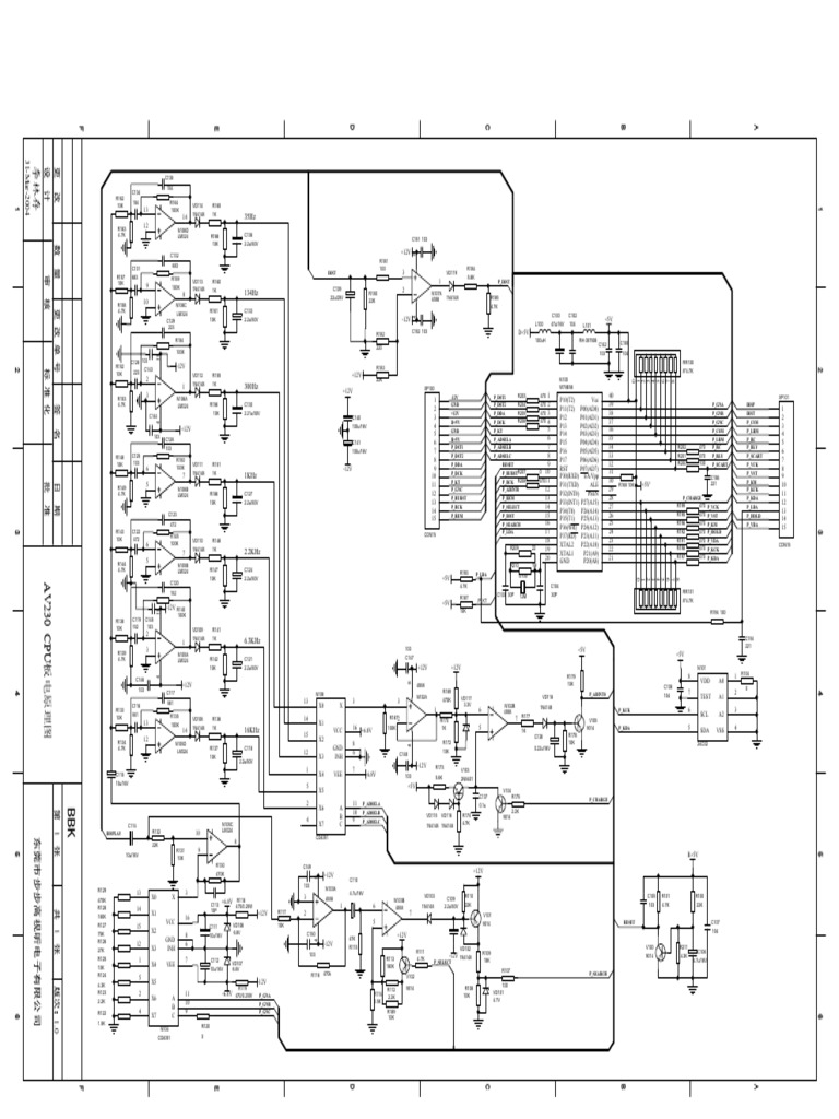 Av100.Av230 Cpu SCH | PDF
