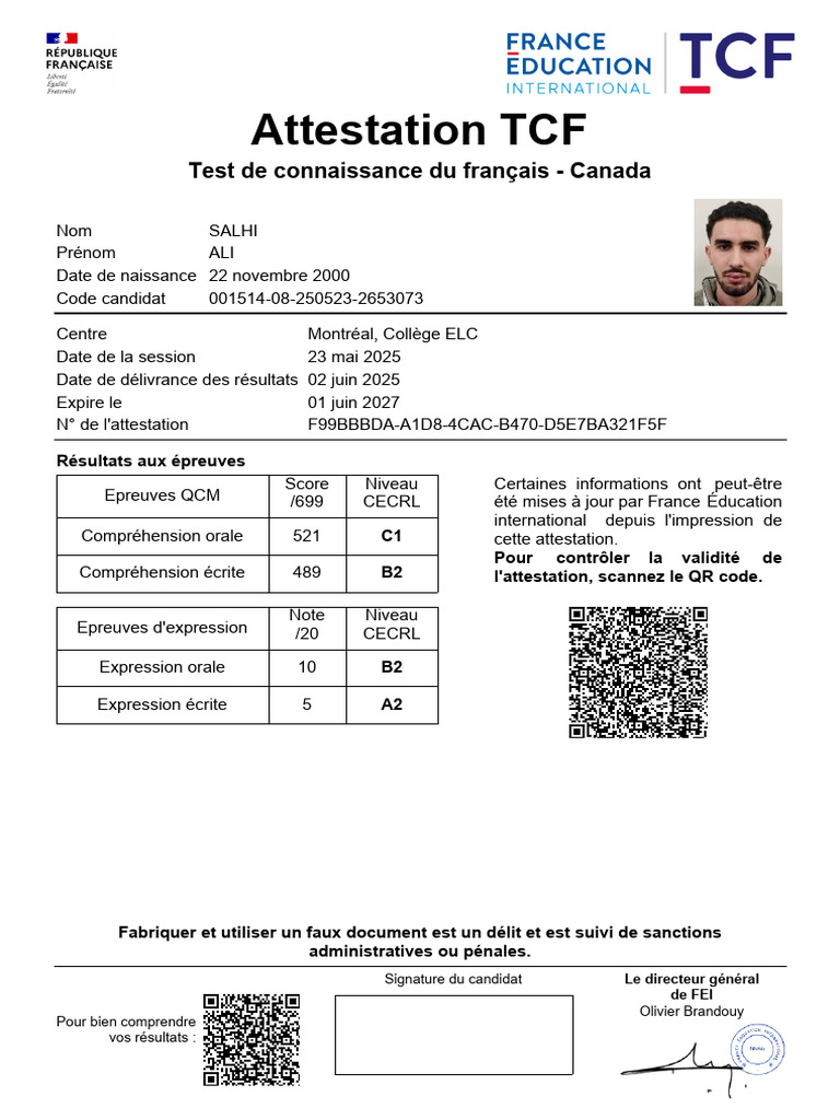 Attestation | PDF