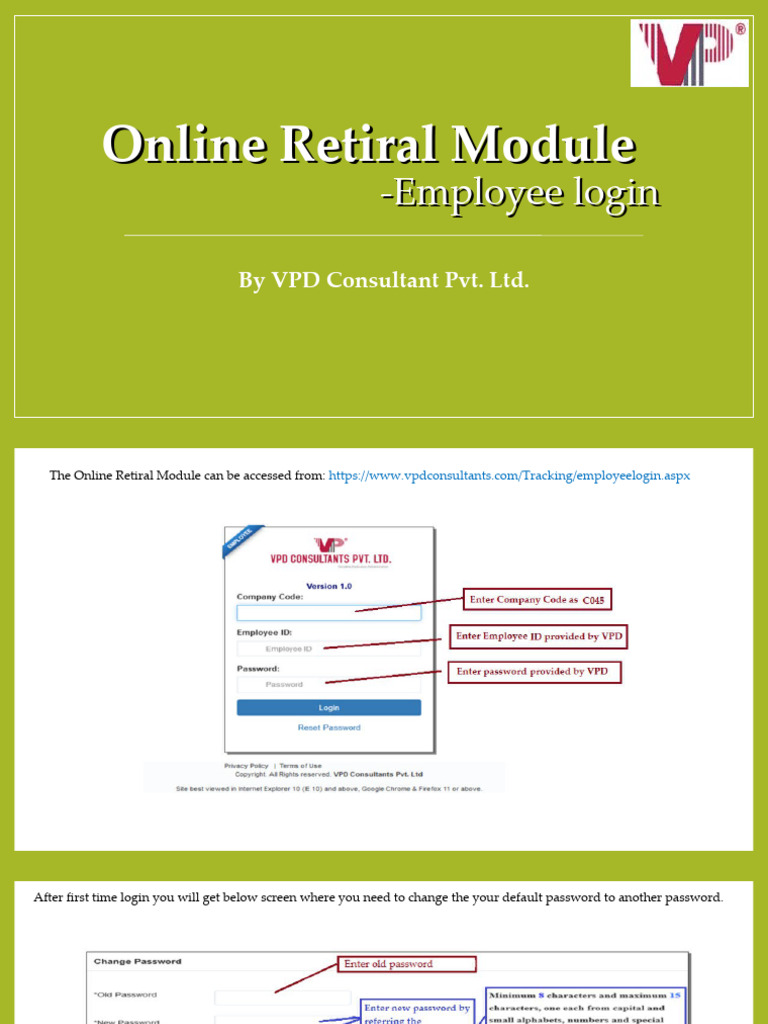 Employee Login Manual - CSB | PDF