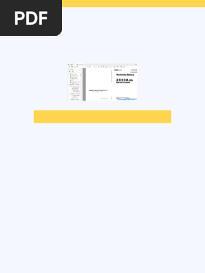Hitachi Hydraulic Excavator Zx33u 5a Wadb en 00 Workshop Manual | PDF