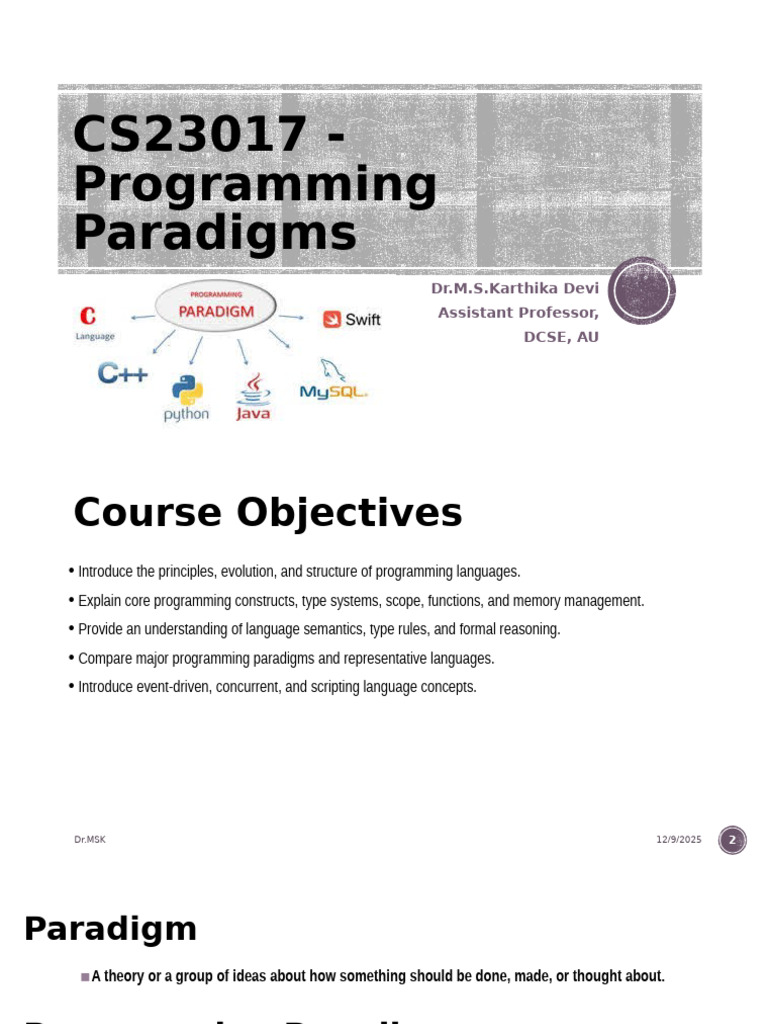 Unit I - Introduction | PDF | Computer Programming | Programming Language