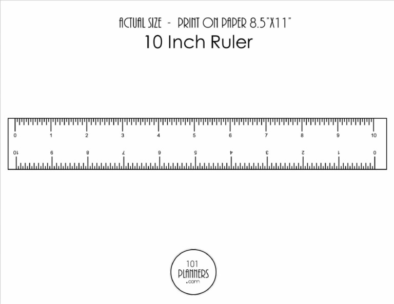 10 Inch Ruler | PDF