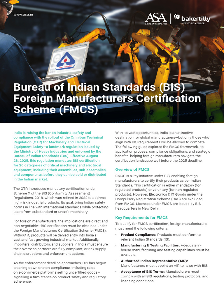 Bureau of Indian Standards 2025 Final | PDF | Regulatory Compliance ...