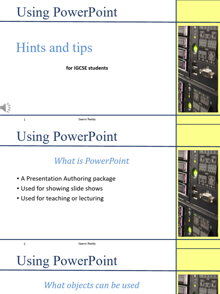 How To Use A Powerpoint | PDF