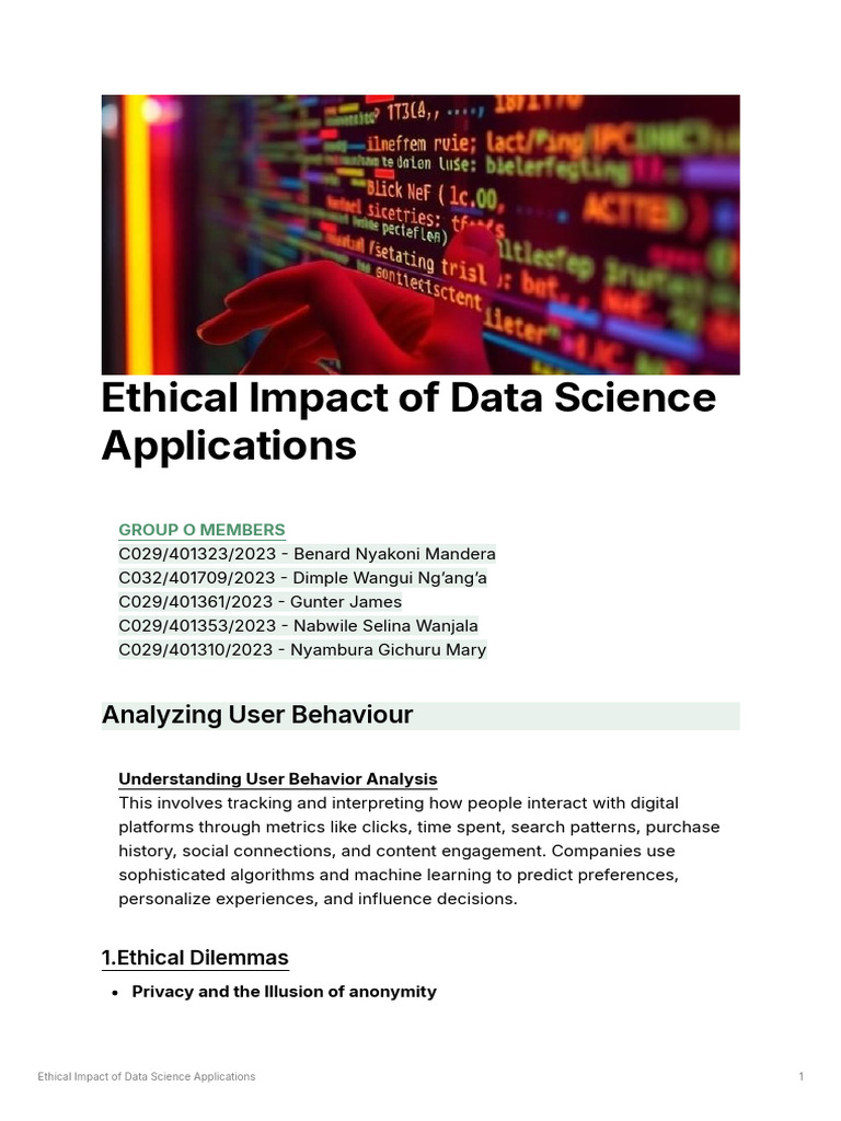 Data Science in The Society | PDF | Data Science | Machine Learning