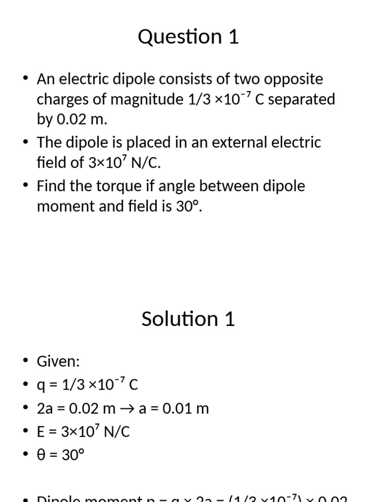 Physics Questions Solutions | PDF
