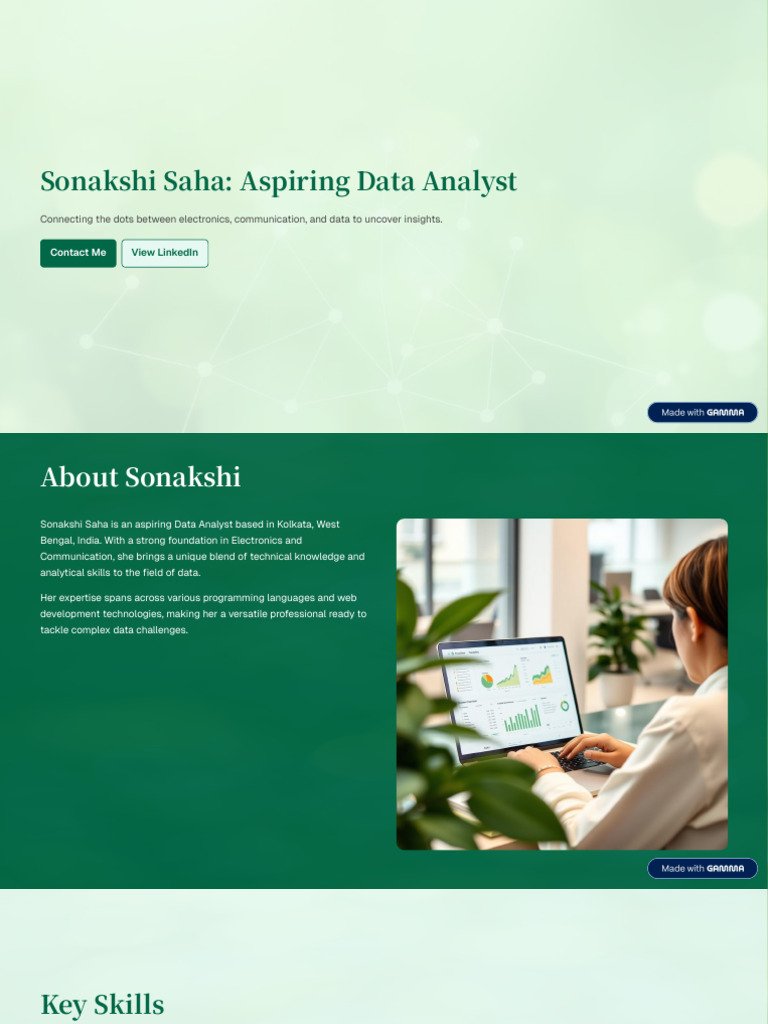 Sonakshi Saha Aspiring Data Analyst | PDF | World Wide Web | Internet & Web