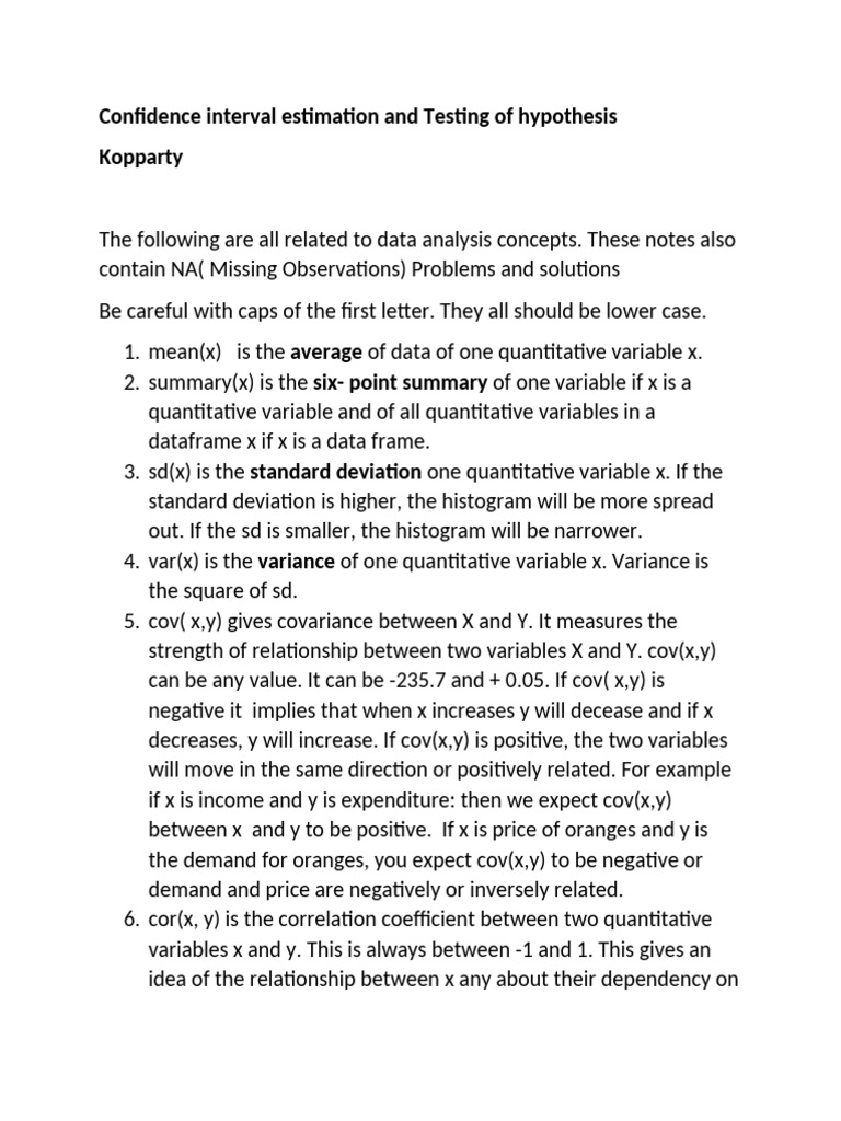 Testing of Hypotheses | PDF | Student's T Test | P Value