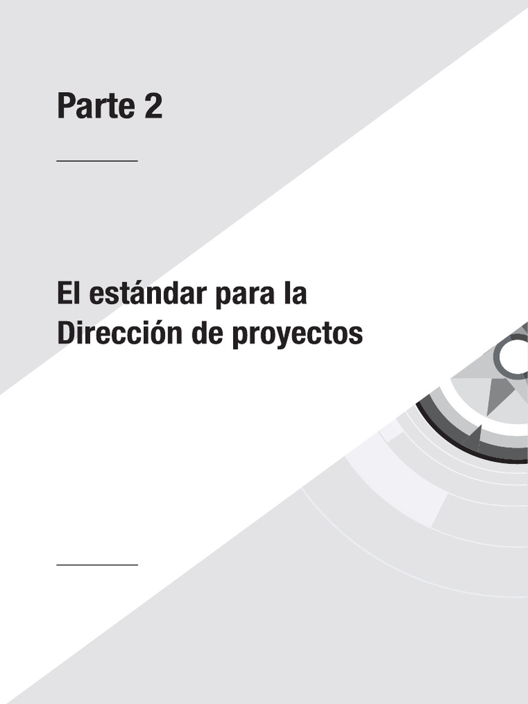 PMBOK - Estandar para La Direccion de Proyectos | PDF