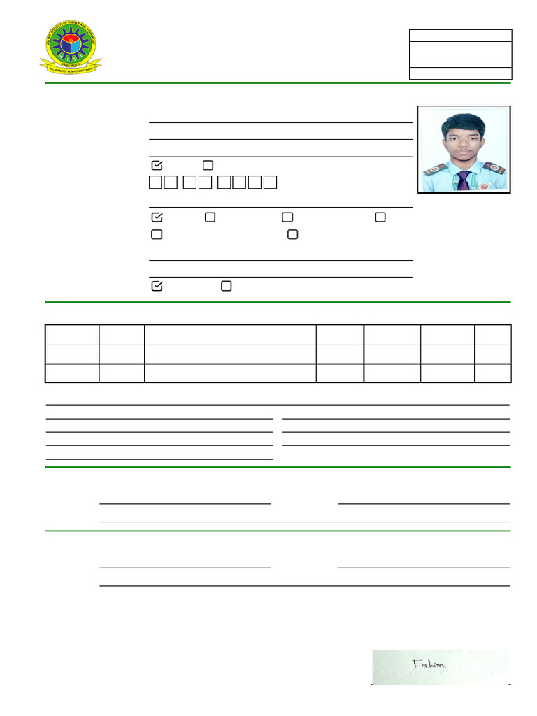MIST Admission Application Form 01746236056 | PDF | Schools | Bangladesh
