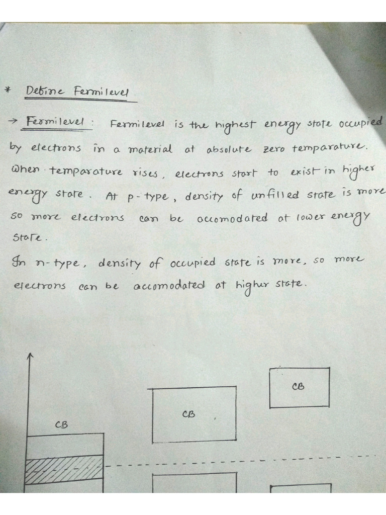 Semiconductor Class Notes | PDF