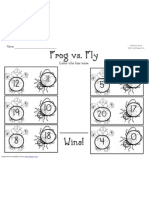 Frog vs. Fly Worksheet