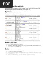 Download Ragnarok 20 Cooking Ingredients by Ace Strike SN98831330 doc pdf