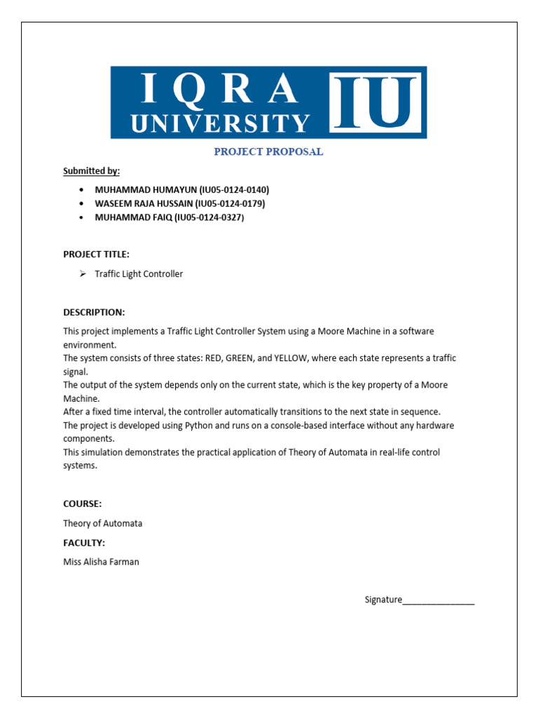 Project Proposal | PDF