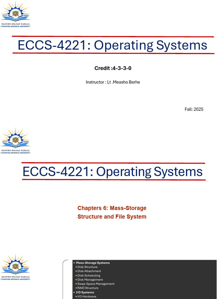 Chapter 6 Operating System New | PDF | Hard Disk Drive | File System