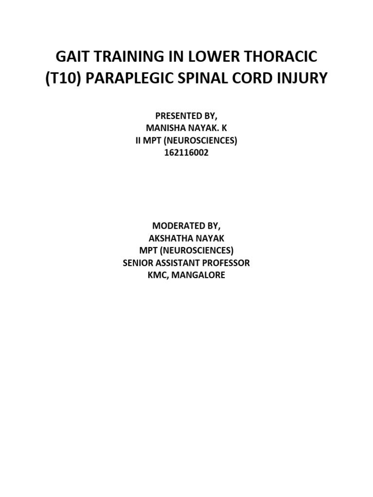 Spinal Cord Injury Rehab | PDF | Spinal Cord | Spinal Cord Injury