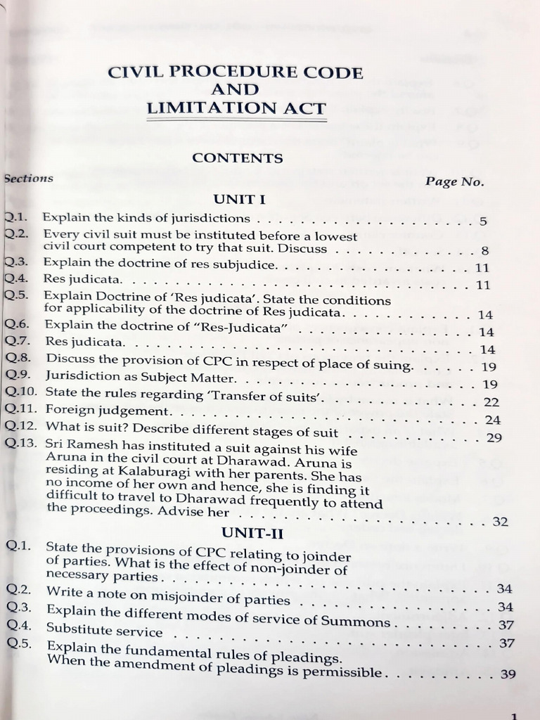CPC - Notes Edited | PDF
