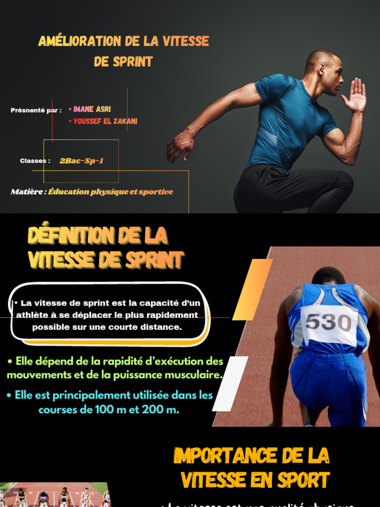 Amelioration de La Vitesse de Sprint - 20260118 - 230251 - 0000 | PDF