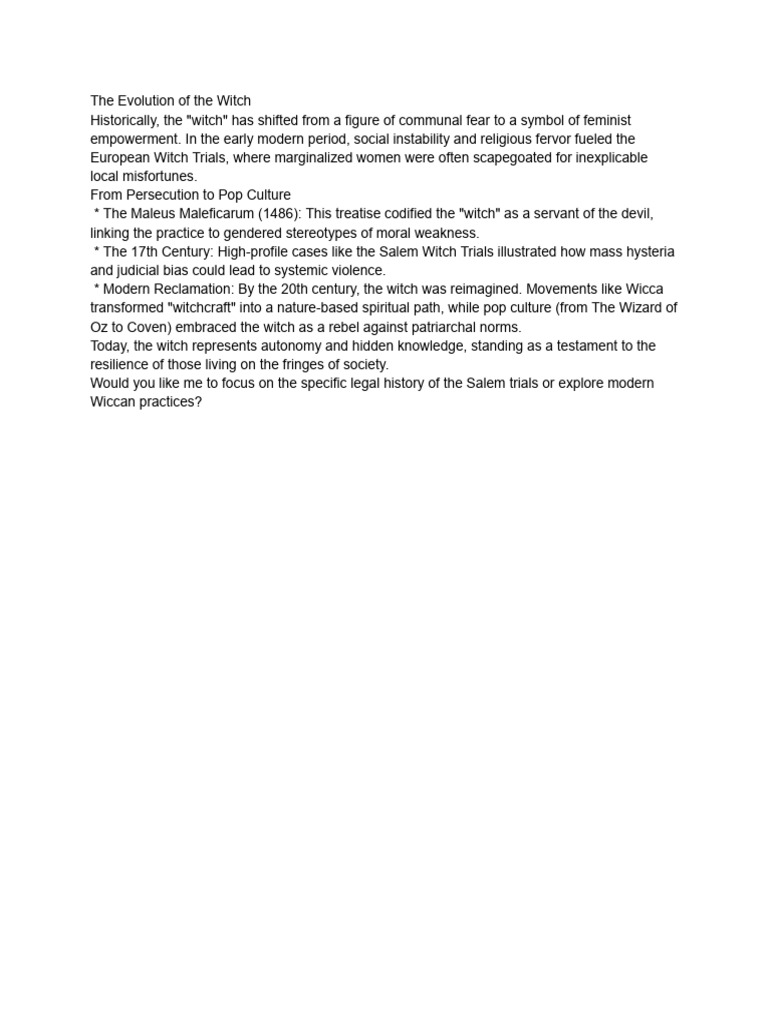 Witches | PDF