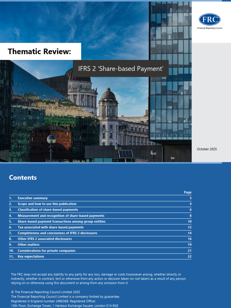 FRC IFRS 2 ThemReview 2025 1761404490 | PDF | Deferred Tax | Fair Value