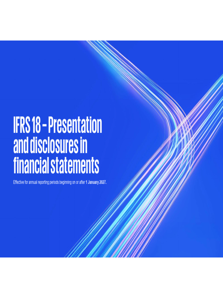 ICAP IFRS 18 Presentation - KPMG | PDF | Income Statement | Income