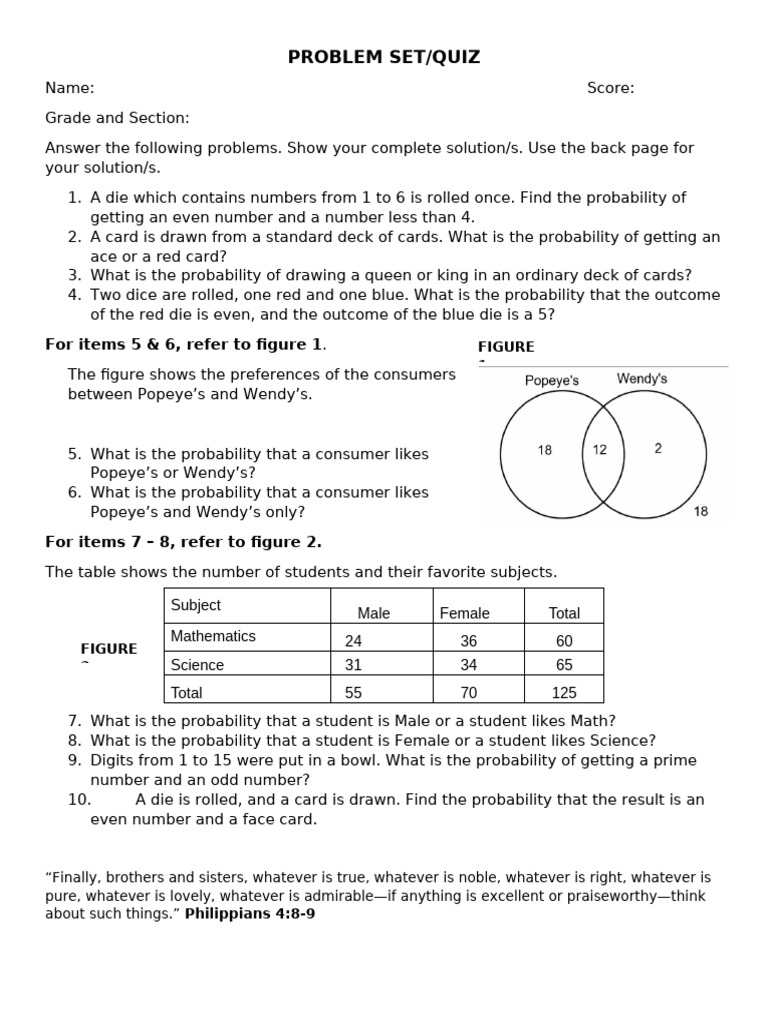 q3 Problem Set 2 | PDF