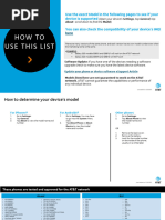 AT&T Approved Device Compatibility List | PDF | Smart Devices | Samsung ...