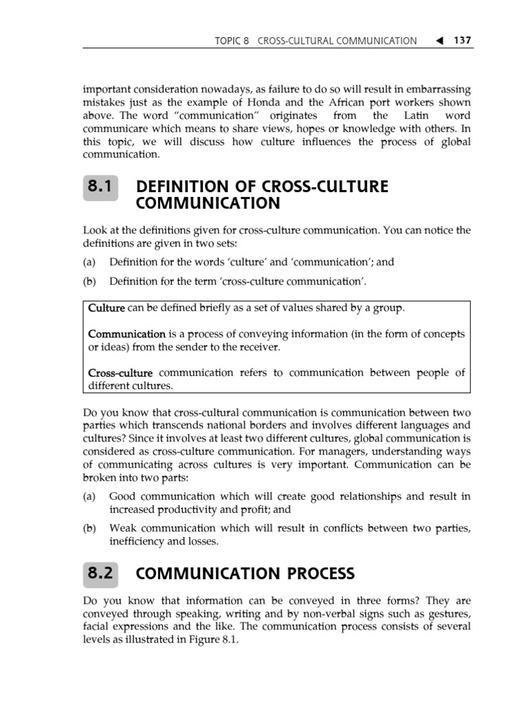 Cross Culture Communication | PDF | Communication | Nonverbal Communication