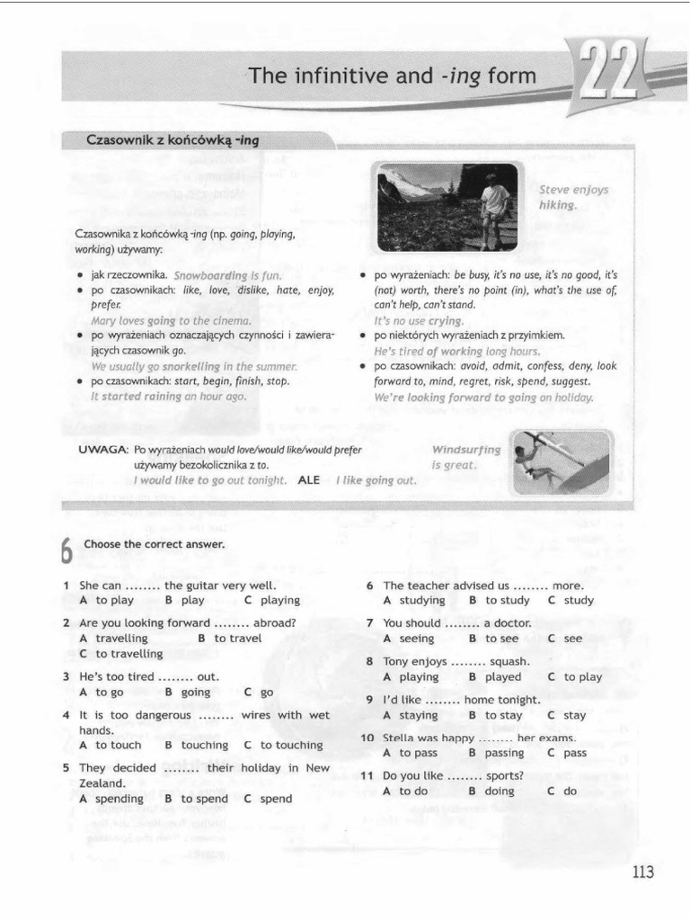 Verb Pattern 1 | PDF