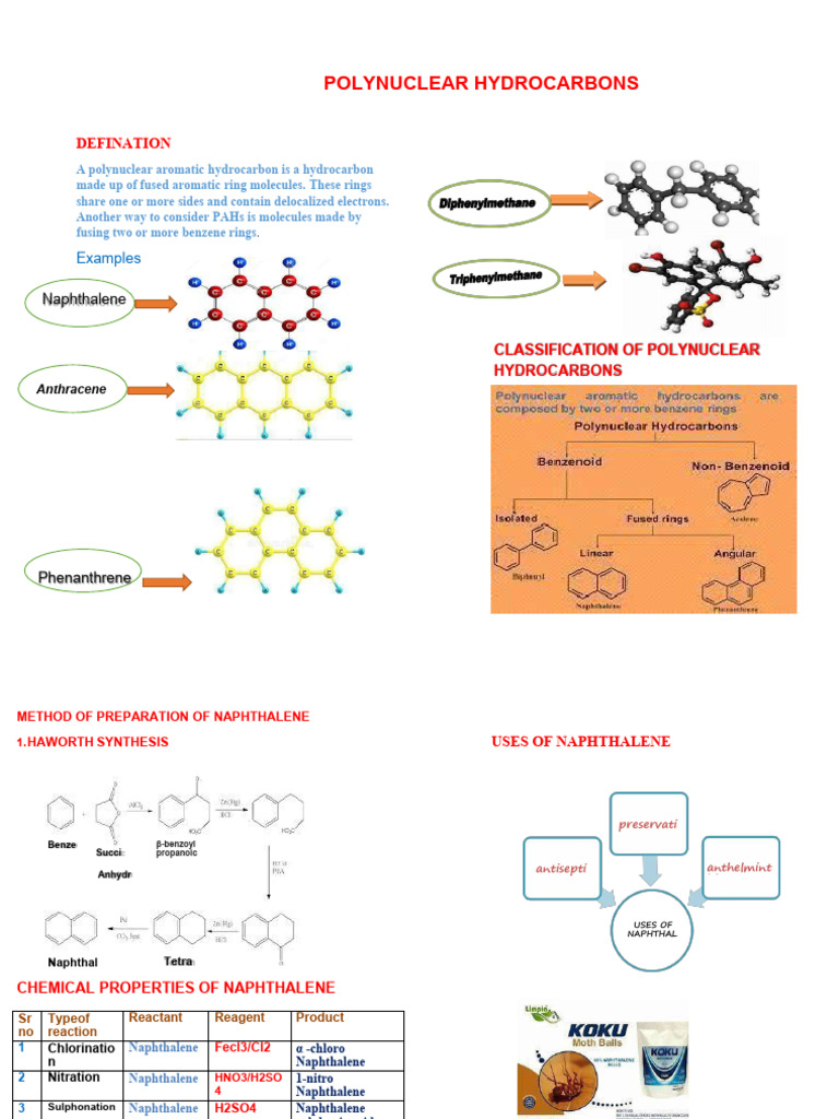 Unit 4 Polynuclear Hydrocarbons | PDF | Polycyclic Aromatic Hydrocarbon ...