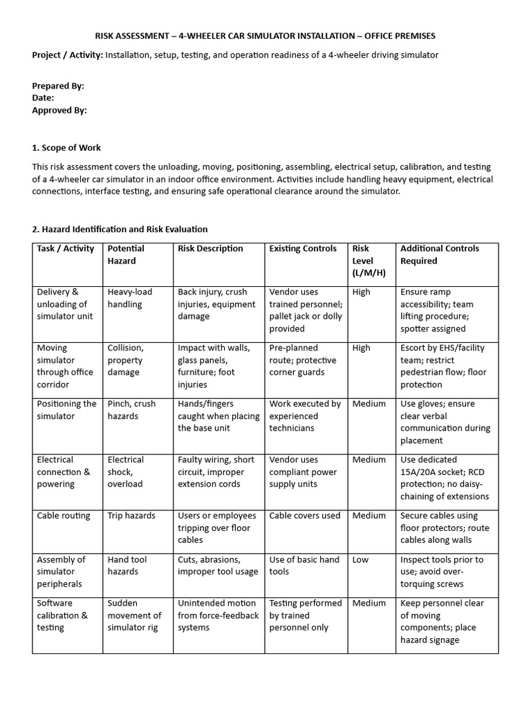 Risk Assessment Simulator | PDF | Simulation | Ventilation (Architecture)