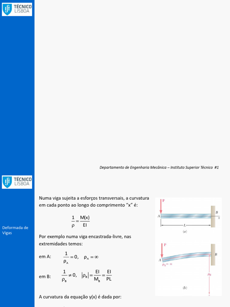 9 - MMat 2024 S1P2 DeformadaDeVigas | PDF | Estresse (Mecânica) | Mecânica
