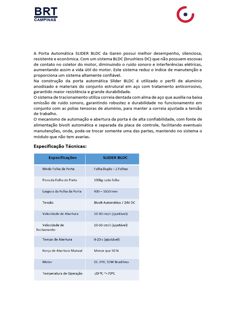 Apêndice 09.2 - Portas de Plataformas BRT | PDF | Automação | Diodo ...