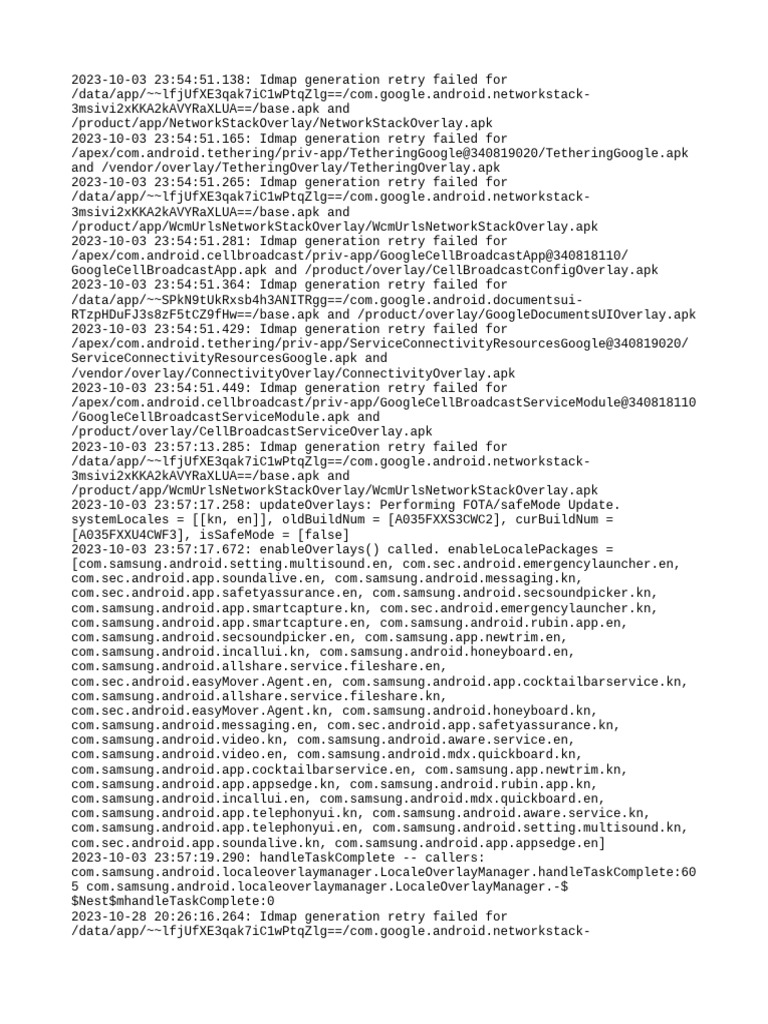 Lom Log | PDF | Mobile Phones | Computer File