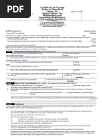 NR301 Tax Treaty Benefits Declaration | PDF
