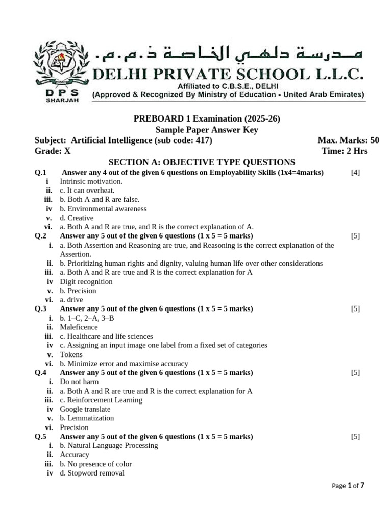 Pb1 Ai Pb1 Ak Sample Paper | PDF | Machine Learning | Cognitive Science