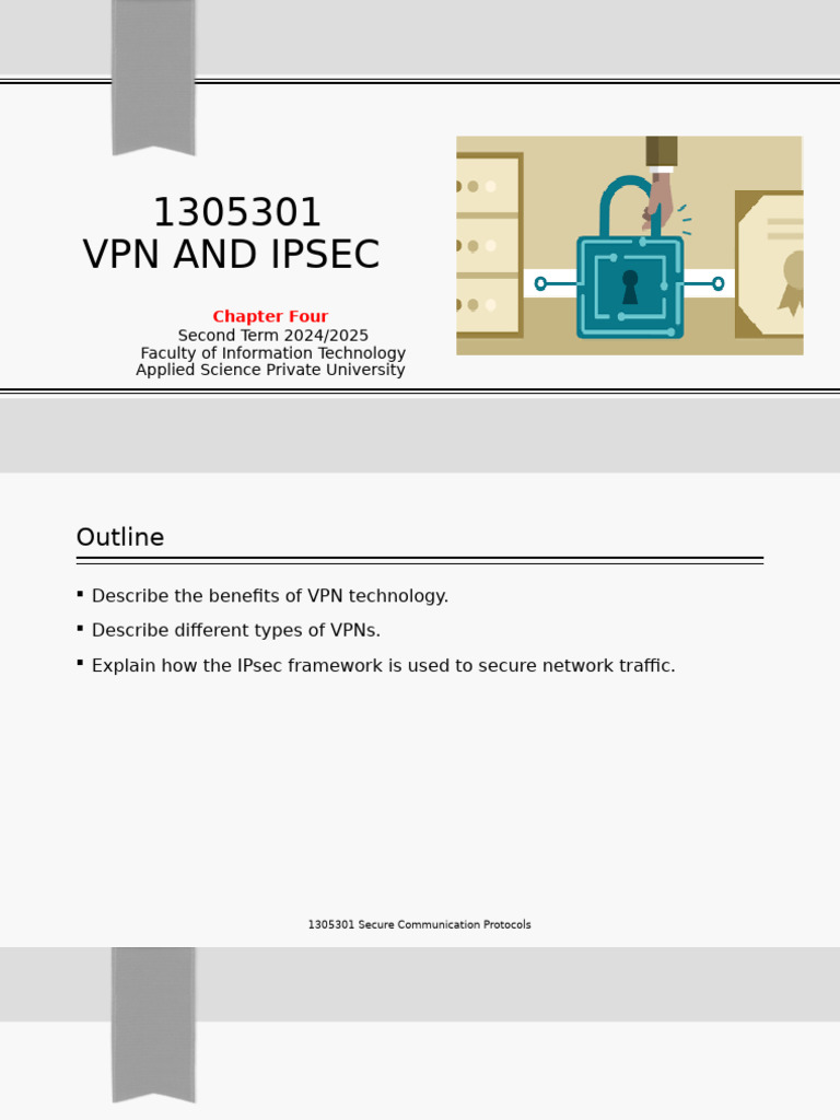Module - 4 - 2024 - 2 - VPN Part 2 IPsec With Notes | PDF | Virtual ...