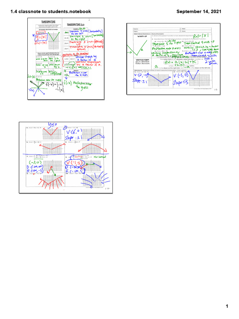 1 4+Classnote+to+Students | PDF