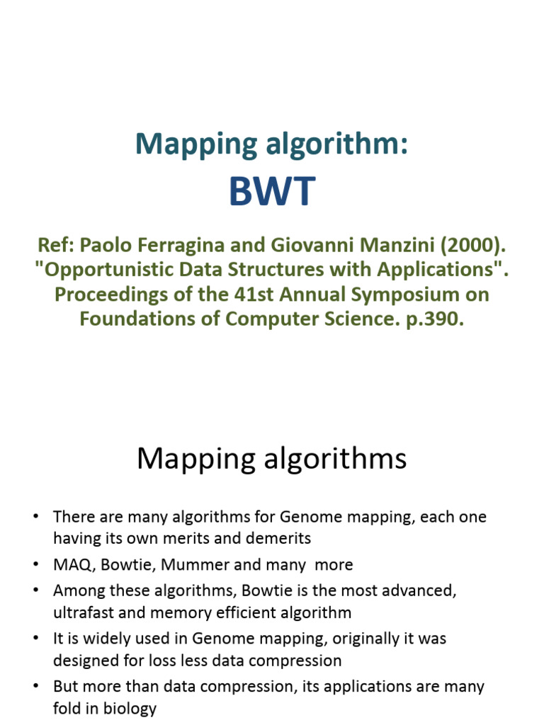BWT by SKS | PDF | Computer Programming | Computer Science