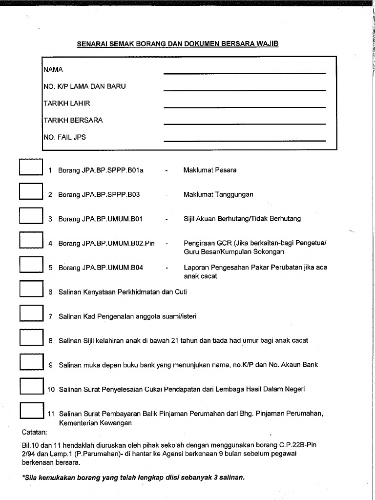 Bersara Wajib Pdf