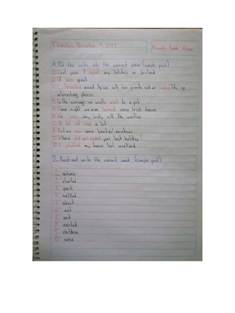 Examen Segundo Parcial - Ingles | PDF