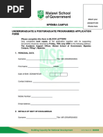 MCA Application Form 2025-2026 | PDF | Secondary Education | Qualifications