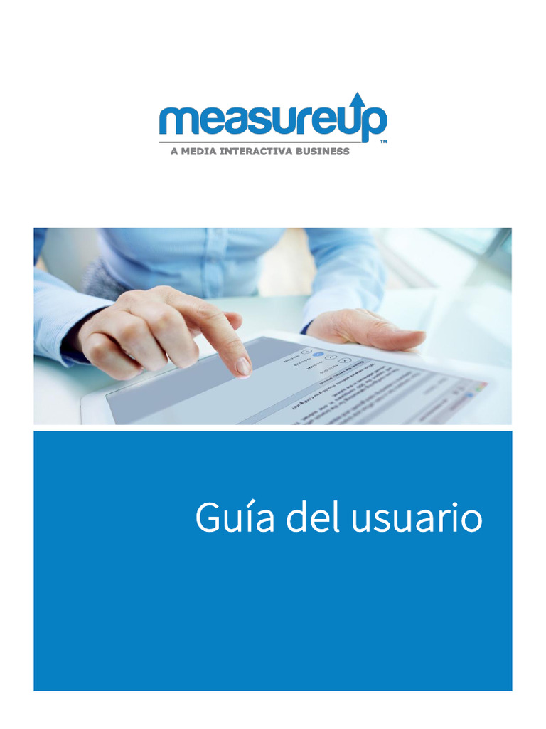 MeasureUp - Guía de Usuario | PDF | Software | Informática