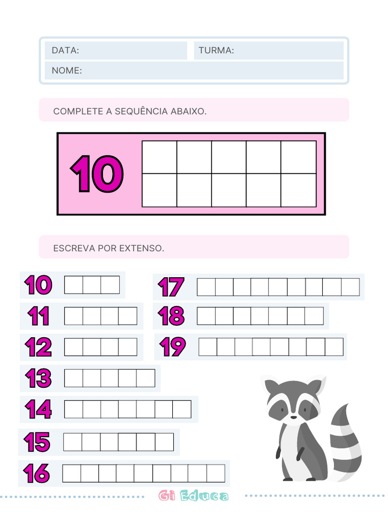 Complete A Sequência Abaixo. | PDF