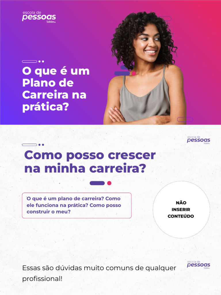 O Que É Um Plano de Carreira | PDF | Gestão de recursos humanos