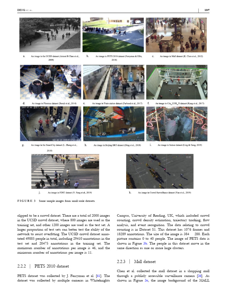 Deep learning in crowd counting: A survey parte3 | PDF | Imaging